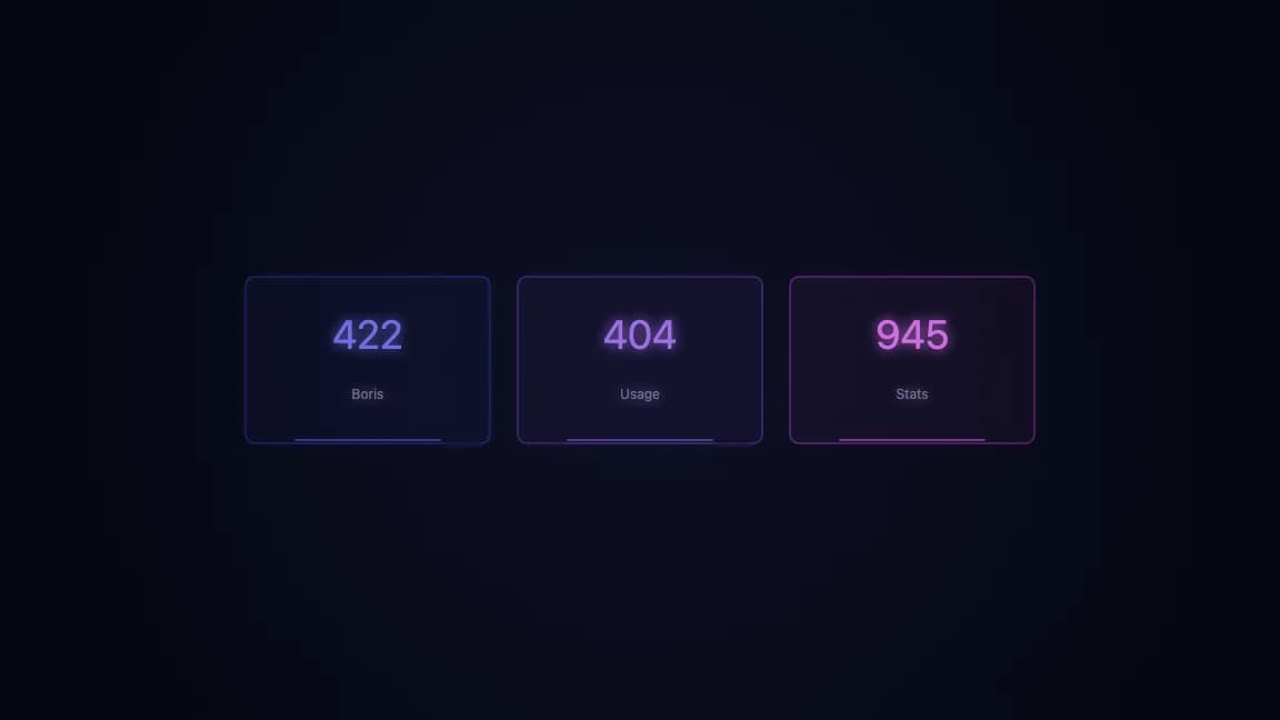 Boris Usage Stats