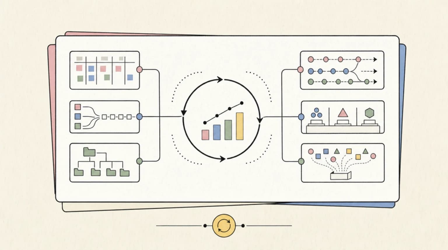Abstract systems illustration for The Weak Loop Has Numbers Now