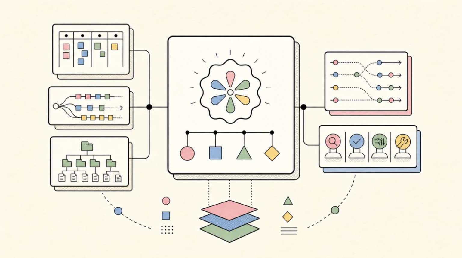 Abstract systems illustration for Why this showed up now