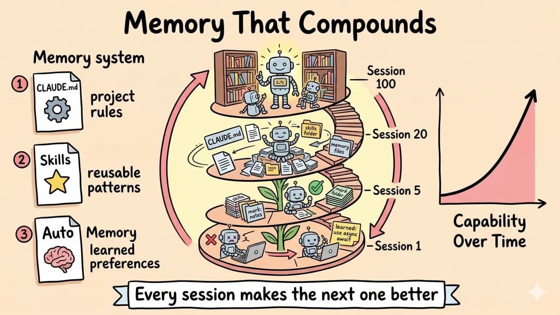Continual Learning in Claude Code: Memory That Compounds