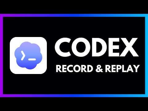 Codex Record & Replay: Turn Screen Recordings Into Reusable Automation Skills