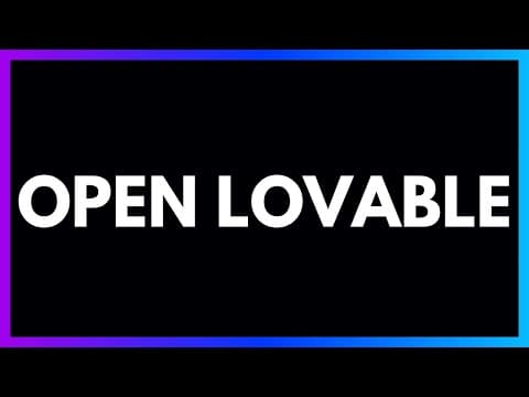 Introducing Open Lovable - Re-Imagine Websites in Seconds