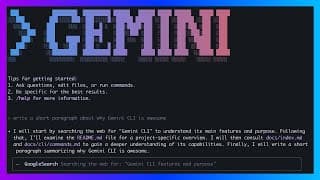 Gemini CLI in 6 Minutes