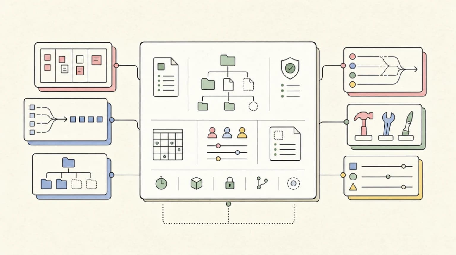 Abstract systems illustration for What A Filesystem Contract Should Include