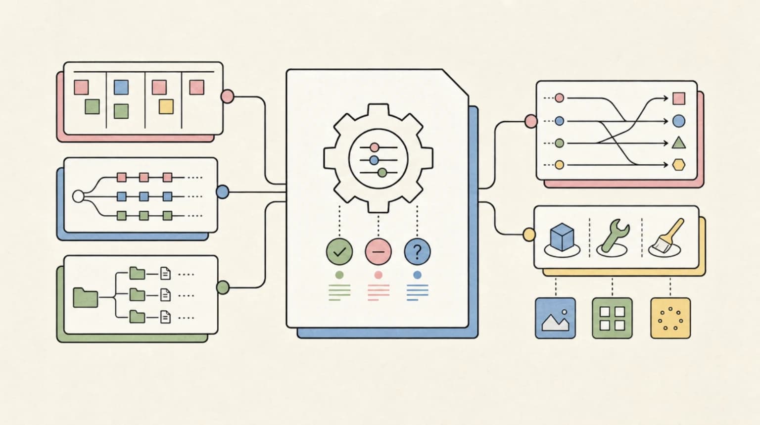 Abstract systems illustration for Other settings.json Keys Worth Knowing