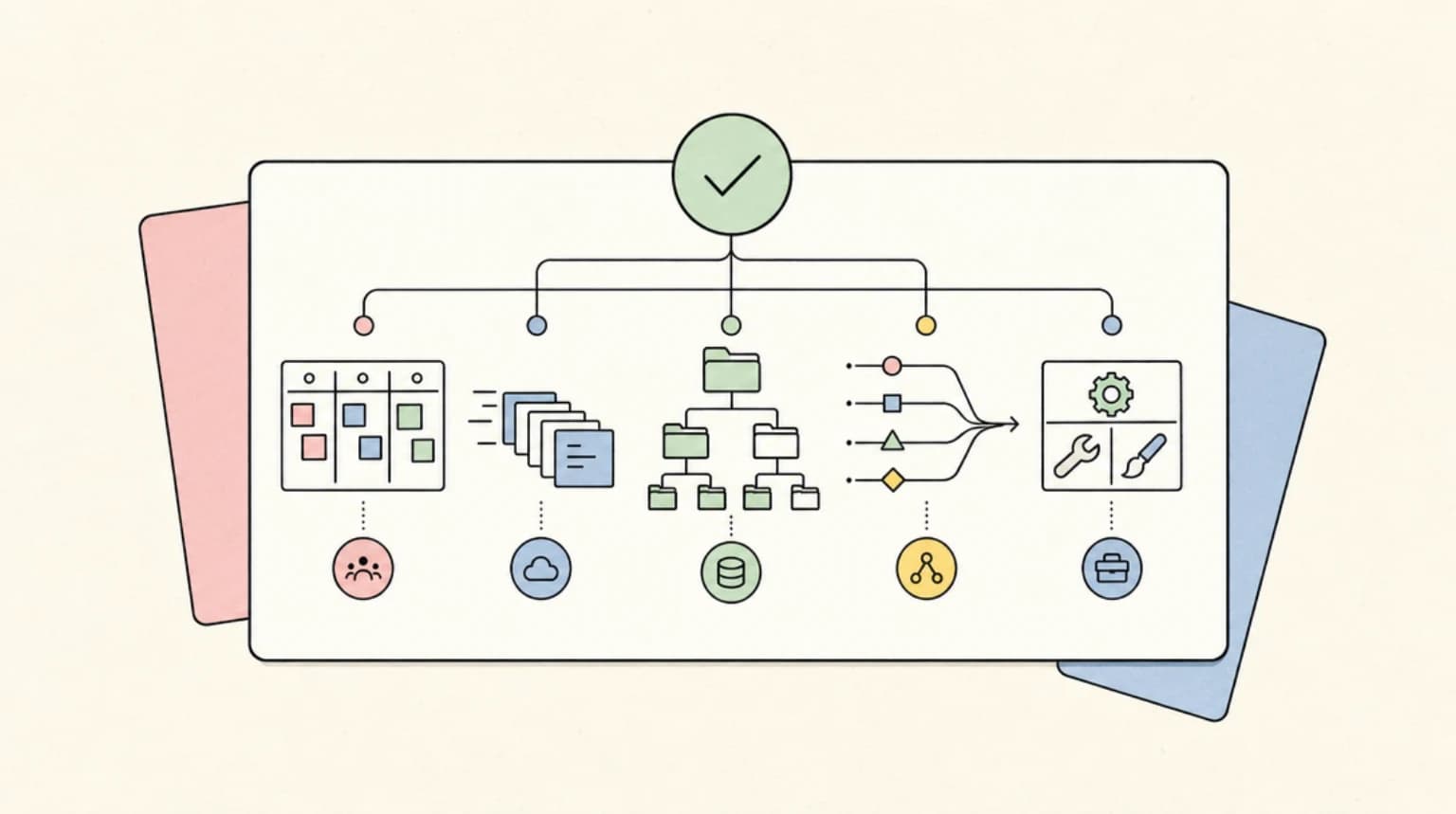 Abstract systems illustration for What Still Works