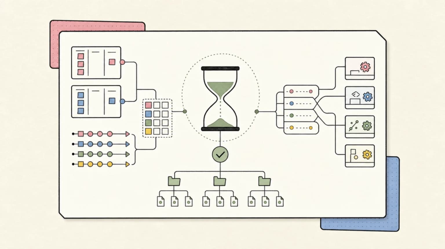 Abstract systems illustration for When the 1-Hour TTL Pays