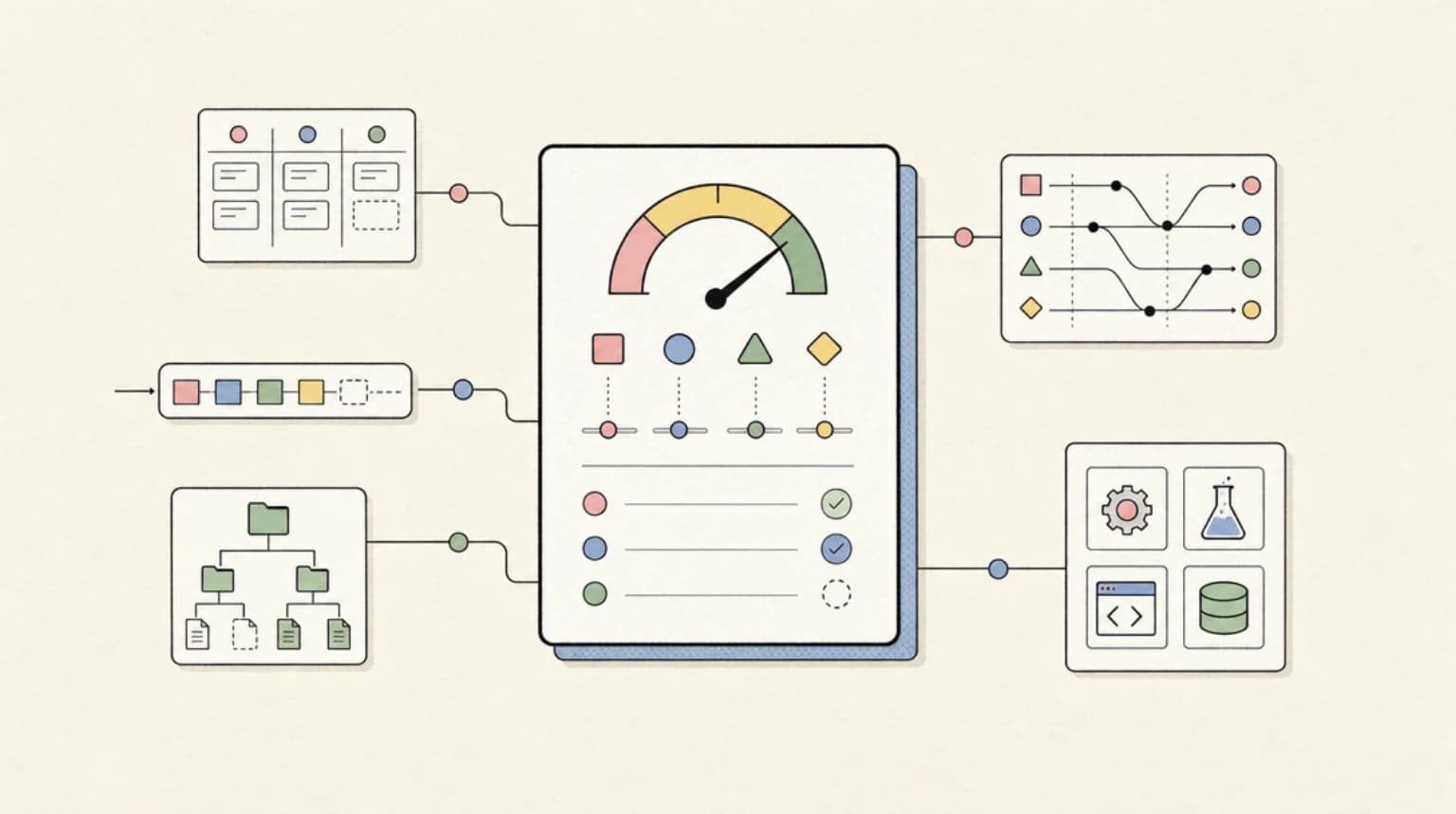 Abstract systems illustration for Setting One Up