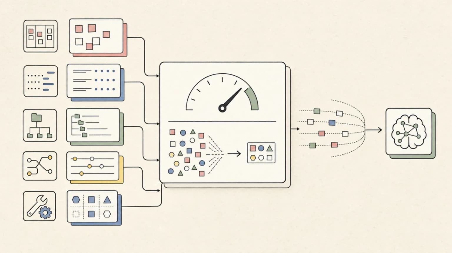 Abstract systems illustration for Honest Assessment