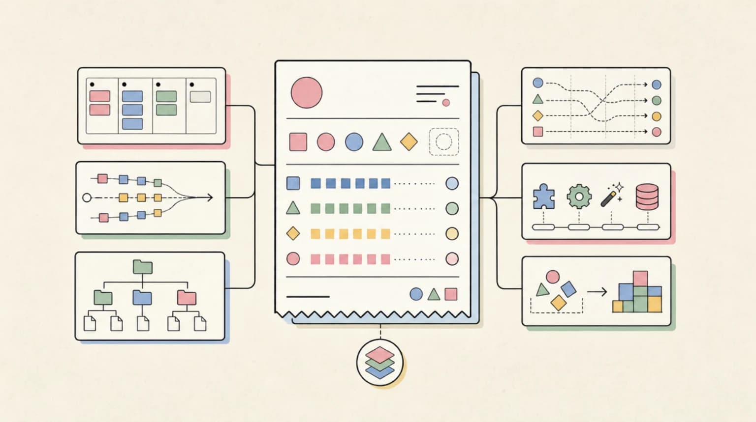 Abstract systems illustration for A Practical Token Receipt