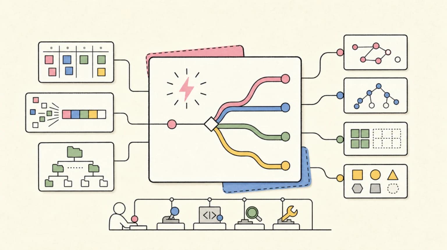 Abstract systems illustration for The Hacker News Pushback Is Fair