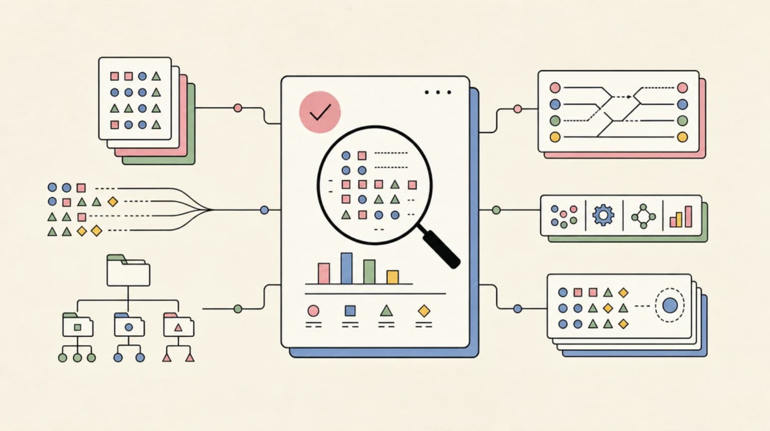 Abstract systems illustration for Training Data Reality Check