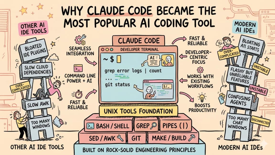 Why Claude Code Won: Unix Philosophy Meets AI Agents